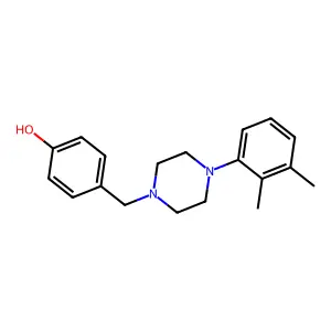 4-[[4-(2,3-Dimethylphenyl)piperazin-1-yl]methyl]phenol structure