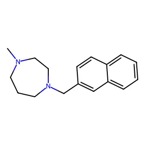 1-Methyl-4-(naphthalen-2-ylmethyl)-1,4-diazepane structure