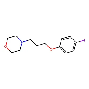 4-(3-(4-Iodophenoxy)propyl)morpholine structure