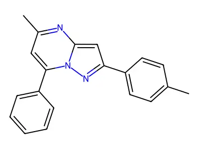 5-Methyl-2-(4-methylphenyl)-7-phenylpyrazolo[1,5-a]pyrimidine structure