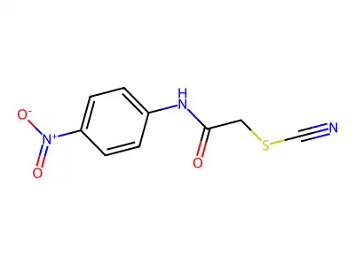 N-(4-Nitro-phenyl)-2-thiocyanato-acetamide structure