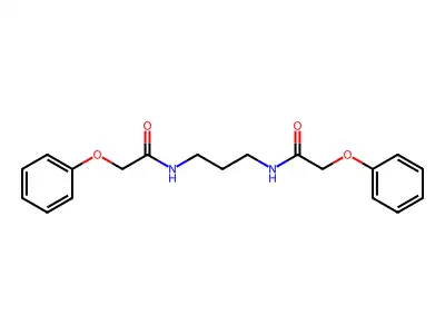 2-phenoxy-N-{3-[(phenoxyacetyl)amino]propyl}acetamide structure
