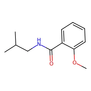 N-isobutyl-2-methoxybenzamide structure