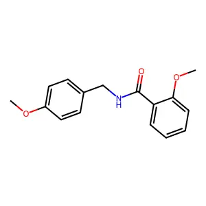 2-甲氧基-N-(4-甲氧基苄基)苯甲酰胺 structure