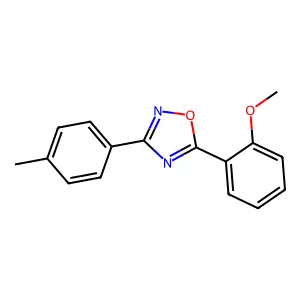 5-(2-Methoxyphenyl)-3-(4-methylphenyl)-1,2,4-oxadiazole structure