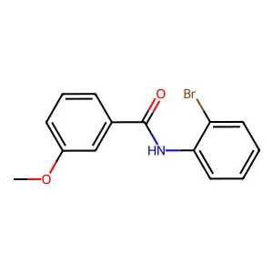 N-(2-bromophenyl)-3-methoxybenzamide structure