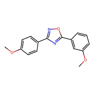 5-(3-Methoxyphenyl)-3-(4-methoxyphenyl)-1,2,4-oxadiazole structure