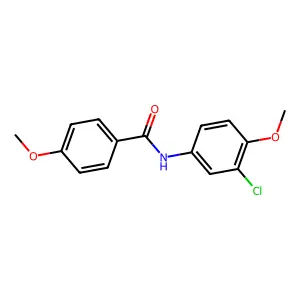 N-(3-chloro-4-methoxyphenyl)-4-methoxybenzamide structure