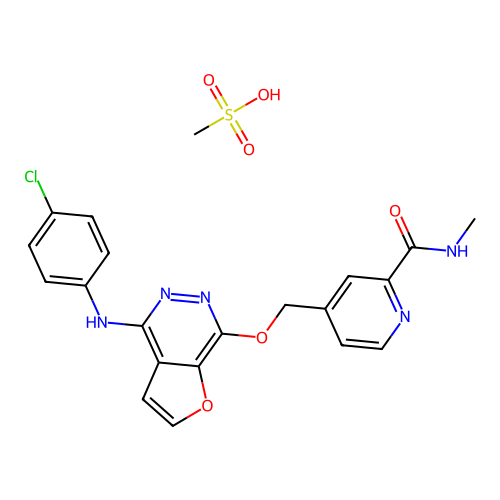 Telatinib Mesylate structure