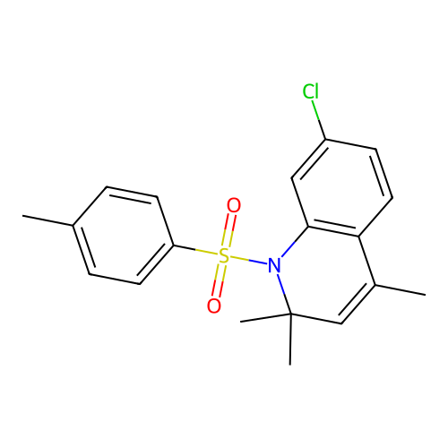 7-Chloro-2,2,4-trimethyl-1-[(4-methylphenyl)sulfonyl]-1,2-dihydroquinoline structure