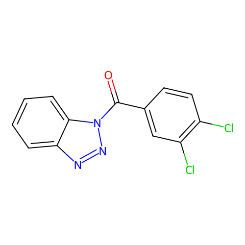Benzotriazol-1-yl-(3,4-dichlorophenyl)methanone structure