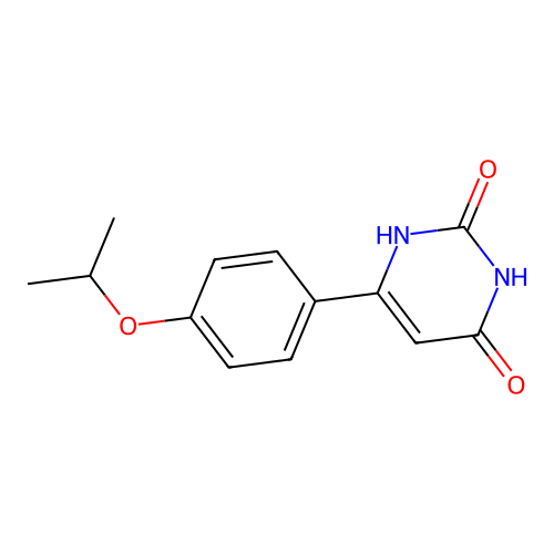 6-[4-(Propan-2-yloxy)phenyl]pyrimidine-2,4-diol structure