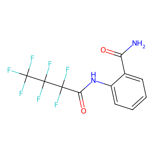 2-[(2,2,3,3,4,4,4-Heptafluorobutanoyl)amino]benzamide structure