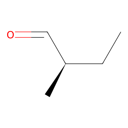 (R)-2-methylbutyraldehyde structure