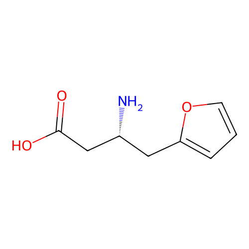 (R)-3-Amino-4-(2-furyl)-butyric acid structure