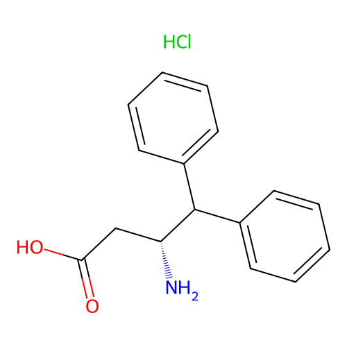 (R)-3-Amino-4,4-diphenylbutyric acid hydrochloride structure