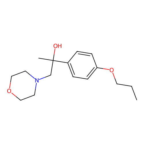 1-Morpholin-4-yl-2-(4-propoxy-phenyl)-propan-2-ol structure