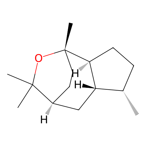 (1S,3aS,4S,7S,8aS)-1,4,9,9-Tetramethyldecahydro-4,7-(epoxymethano)azulene structure