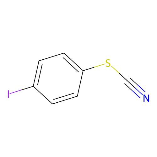 (4-Iodophenyl) thiocyanate structure