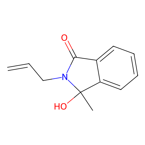 3-Hydroxy-3-methyl-2-prop-2-enylisoindol-1-one structure