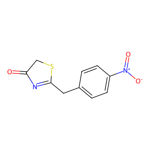 Thiazol-4(5H)-one, 2-(4-nitrobenzyl)- structure