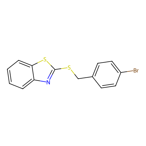 2-[(4-Bromobenzyl)sulfanyl]-1,3-benzothiazole structure