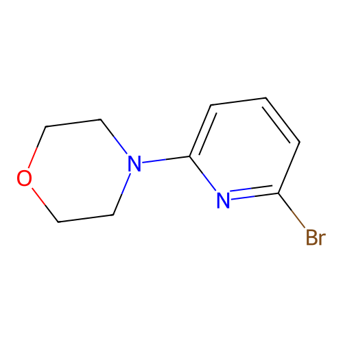 4-(6-Bromo-pyridin-2-yl)-morpholine structure