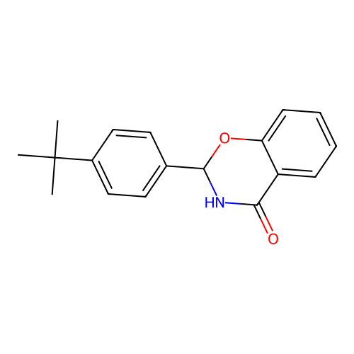 2-(4-tert-butylphenyl)-2H-1,3-benzoxazin-4-ol structure