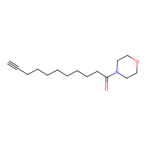 1-Morpholin-4-ylundec-10-yn-1-one structure