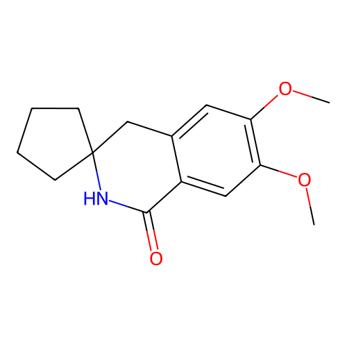 6',7'-Dimethoxy-2'h-spiro[cyclopentane-1,3'-isoquinolin]-1'(4'h)-one structure