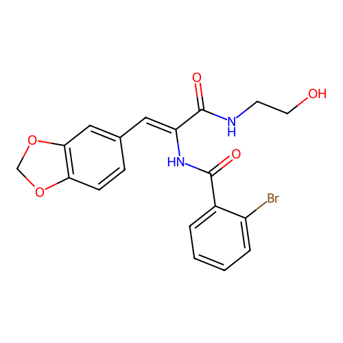 C19H17BrN2O5 structure