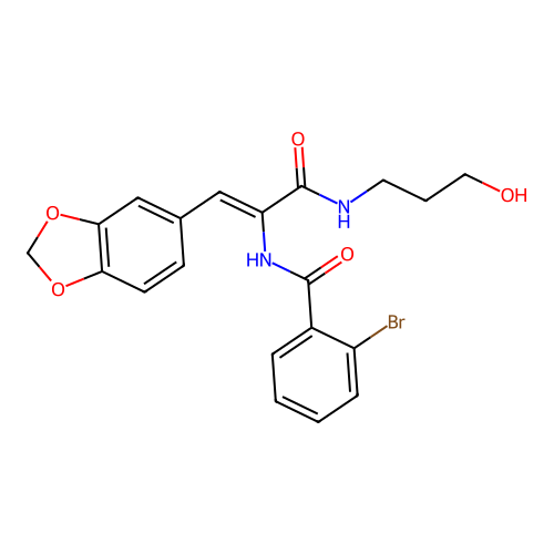 C20H19BrN2O5 structure