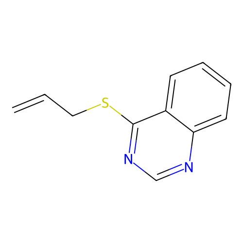 4-Allylsulfanylquinazoline structure