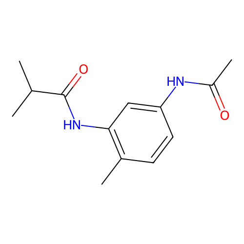 N-(5-acetamido-2-methylphenyl)-2-methylpropanamide structure