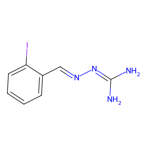 2-(2-Iodobenzylidene)hydrazine-1-carboximidamide structure