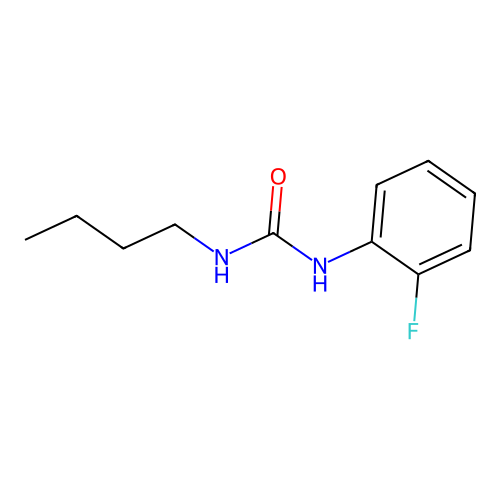 1-Butyl-3-(2-fluorophenyl)urea structure