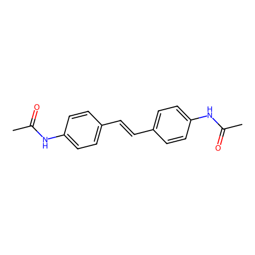4,4'-Diacetamidostilbene structure