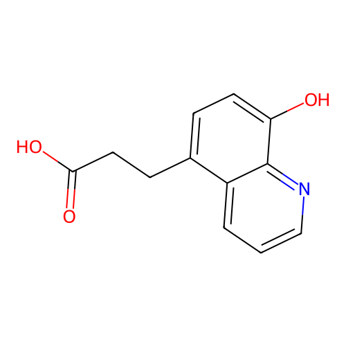3-(8-Hydroxyquinolin-5-yl)propanoic acid structure