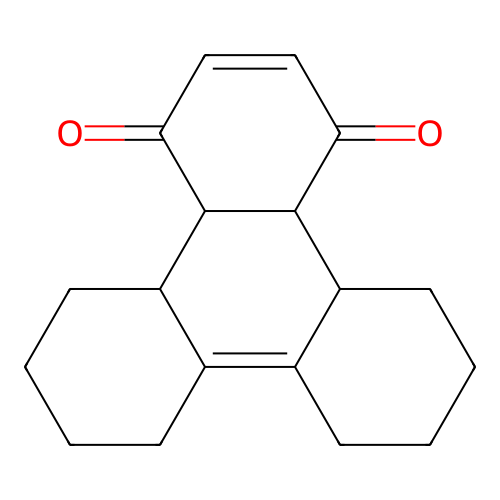 1,4-Triphenylenedione, 4a,4b,5,6,7,8,9,10,11,12,12a,12b-dodecahydro- structure