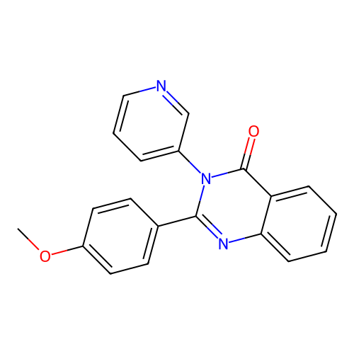 2-(4-Methoxyphenyl)-3-(3-pyridinyl)-4-quinazolinone structure