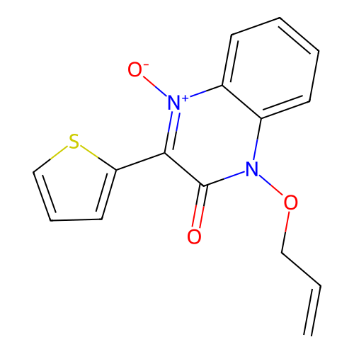 1-Allyloxy-4-oxy-3-thiophen-2-yl-1H-quinoxalin-2-one structure