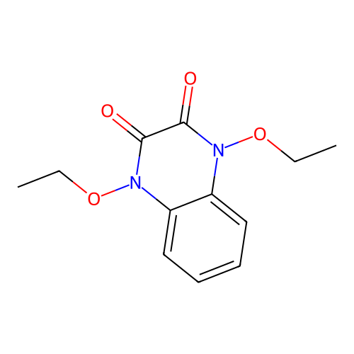 1,4-Diethoxyquinoxaline-2,3-dione structure