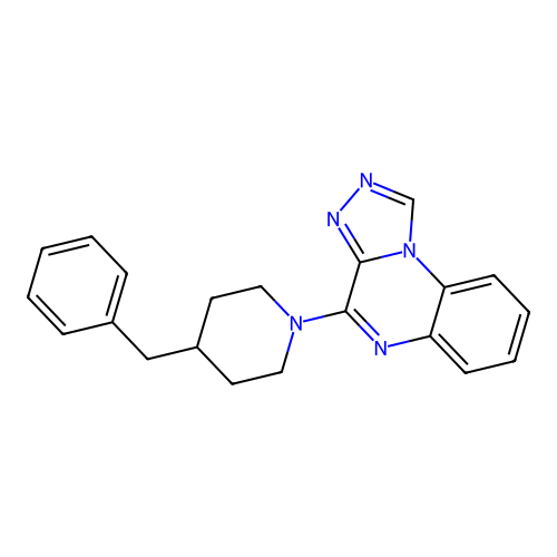 4-(4-Benzylpiperidin-1-yl)-[1,2,4]triazolo[4,3-a]quinoxaline structure