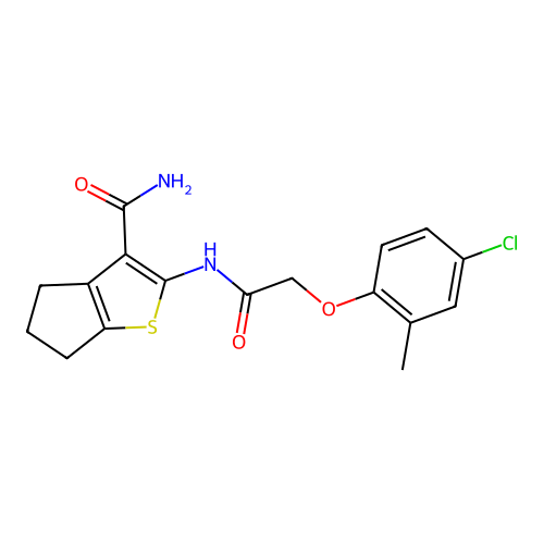 C17H17ClN2O3S structure