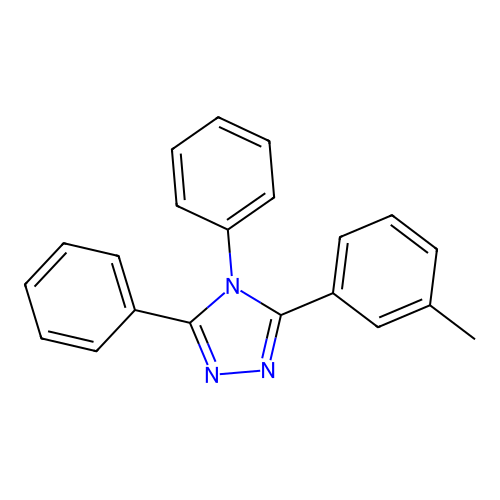 3-(3-Methylphenyl)-4,5-diphenyl-1,2,4-triazole structure