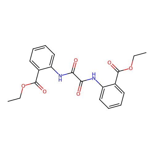 ethyl 2-({N-[2-(ethoxycarbonyl)phenyl]carbamoyl}carbonylamino)benzoate structure