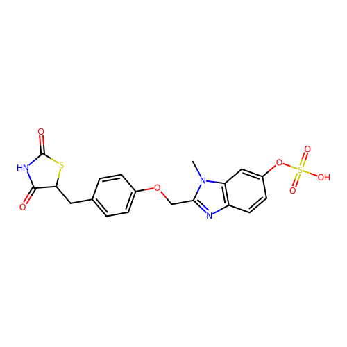 Rivoglitazone metabolite M11 structure