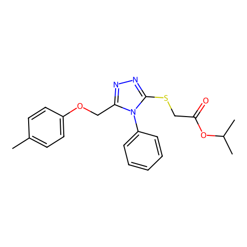 C21H23N3O3S structure