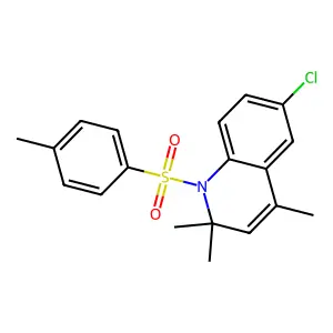 6-Chloro-2,2,4-trimethyl-1-[(4-methylphenyl)sulfonyl]-1,2-dihydroquinoline structure
