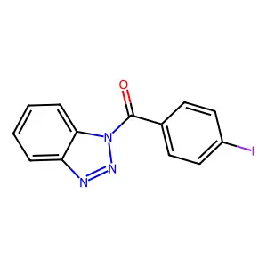 1-(4-iodobenzoyl)-1H-1,2,3-benzotriazole structure